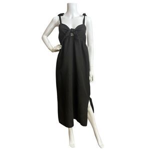 Emerson Fry Organic Linen Cayman Dress Size Small Babydoll Midi India Collection